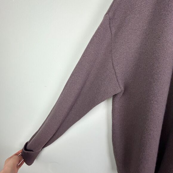 Paige Raundi Cutout Shoulder Sweater Truffle Taupe Wool Knit Turtleneck sz S EUC - Picture 5 of 14